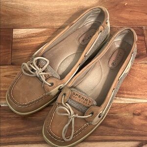 WORN Sperry Women's Tan Boat Shoes